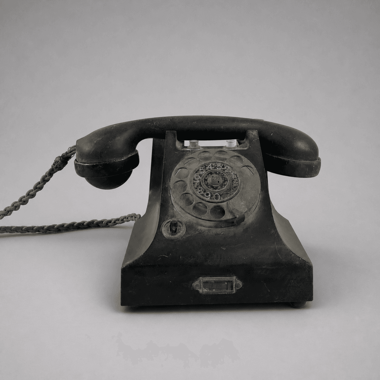 Schwarzes historisches Telefon — Foto 1