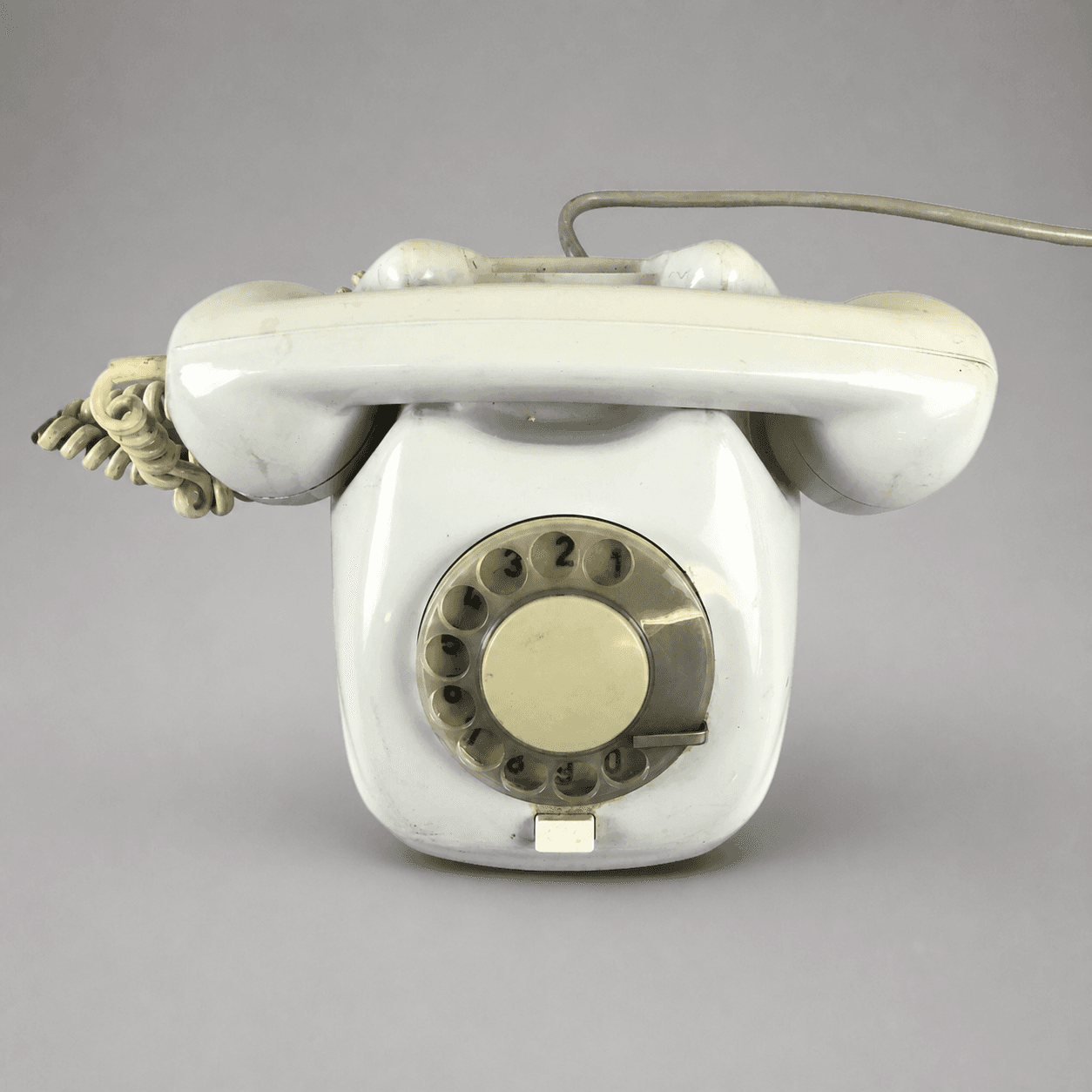 Weißes Wähltelefon — Foto 1
