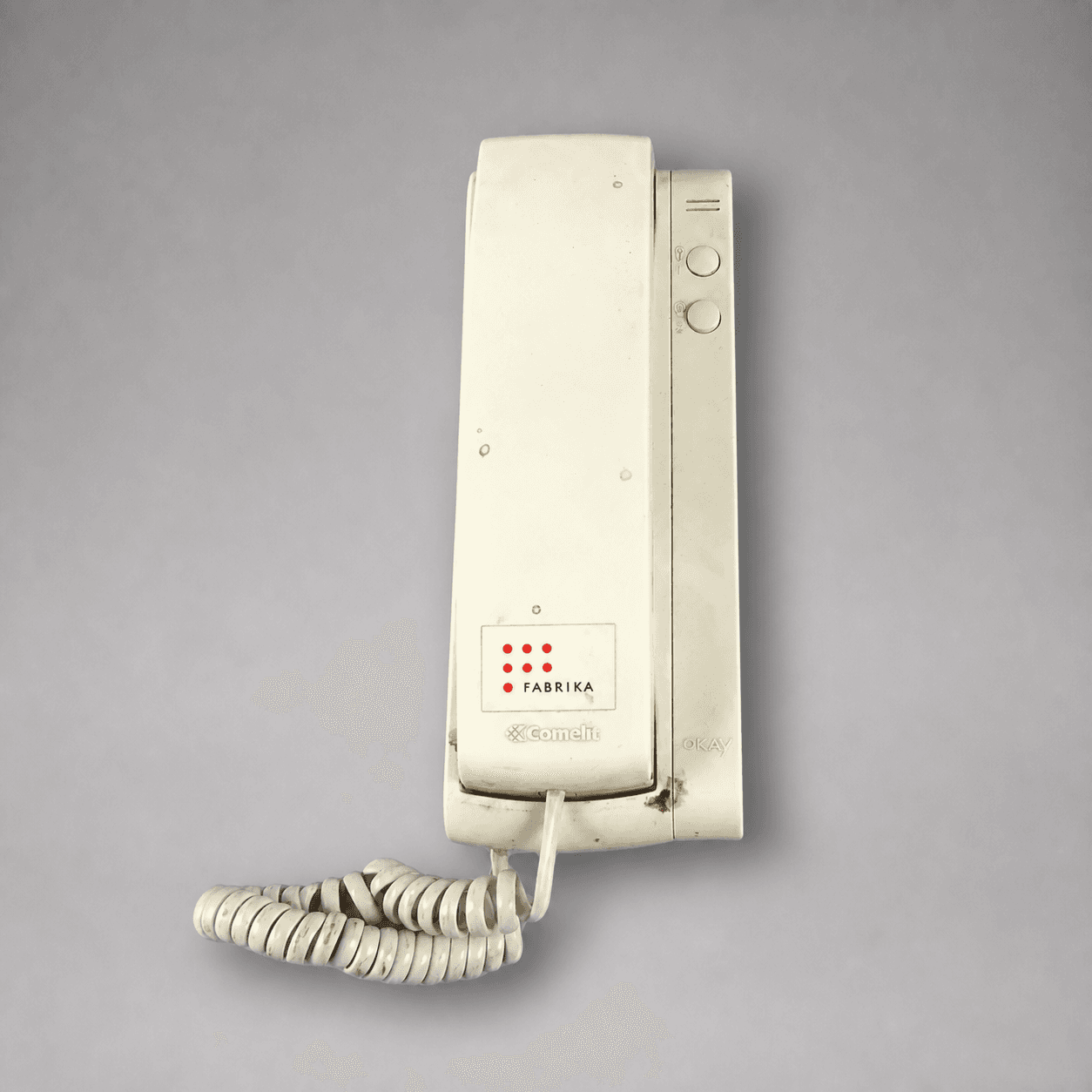 White Comelit intercom unit — Photo 1