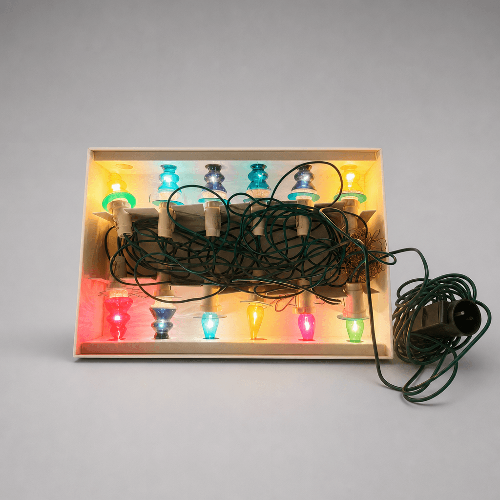 Light decoration with colored bulbs — Photo 1