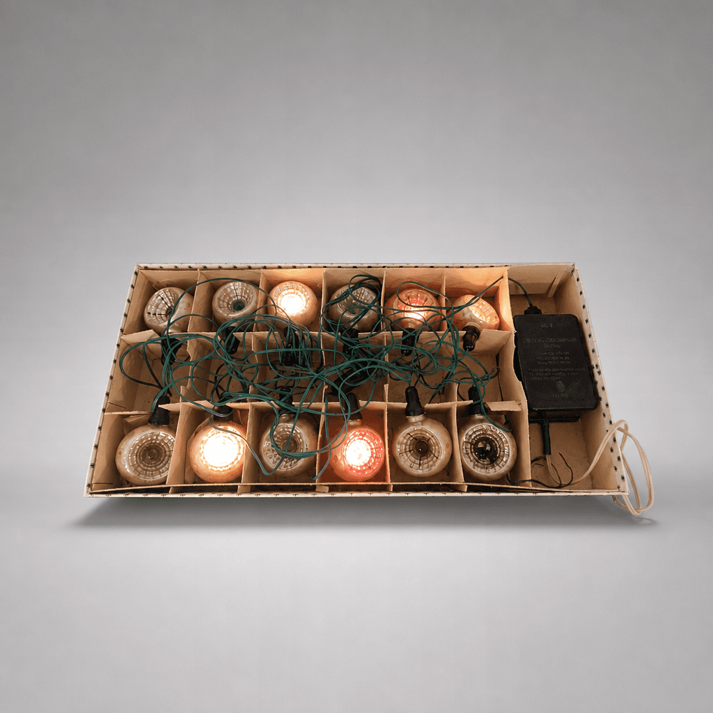 Light string with multicolored bulbs — Photo 1