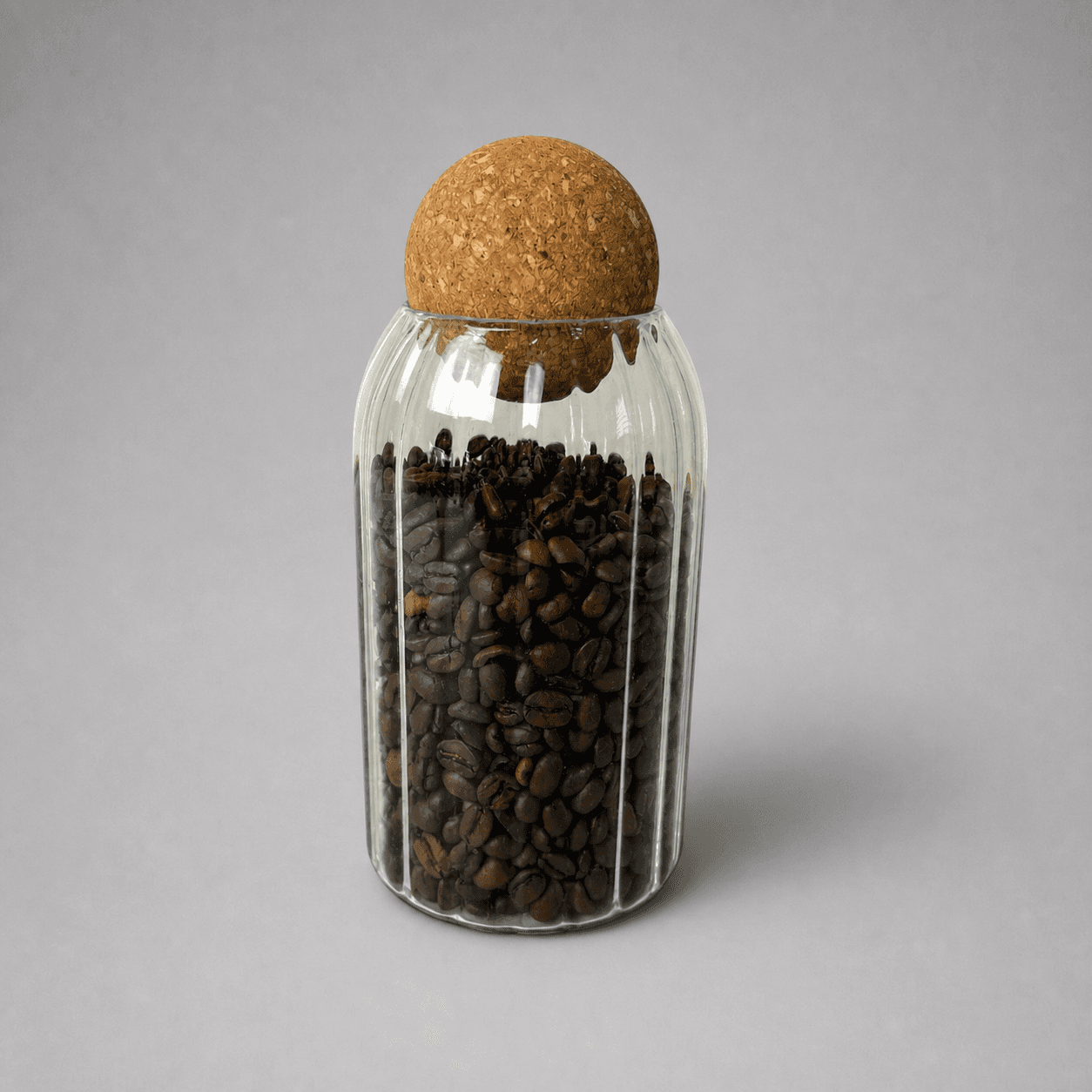 Glass jar with cork stopper — Photo 1