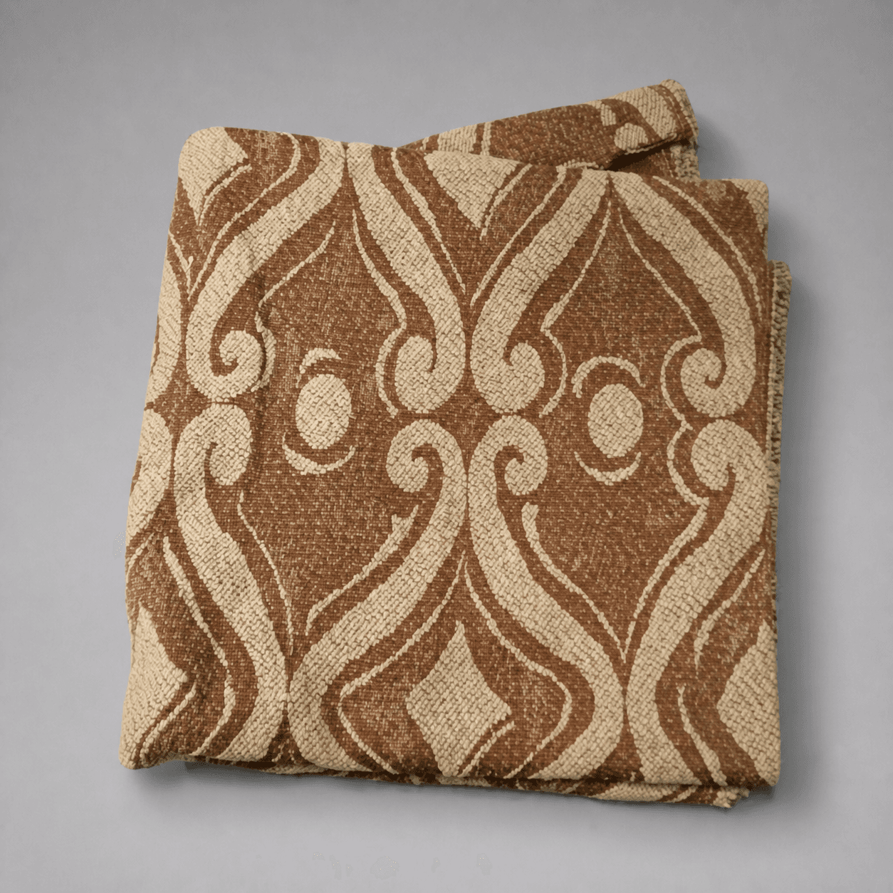Braun-beiges gemustertes Textil — Foto 1