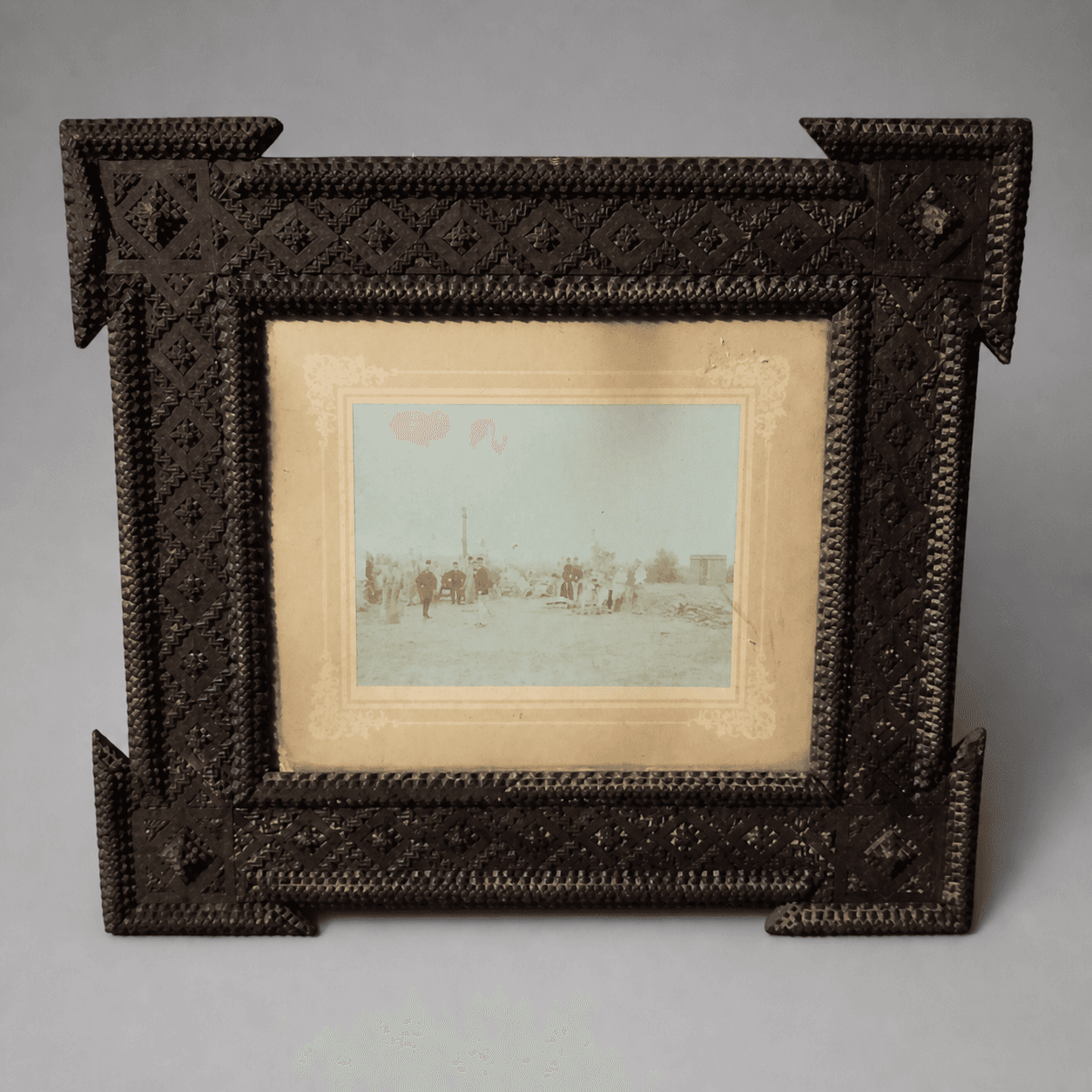 Rámovaná historická fotografie krajiny — Fotografie 1