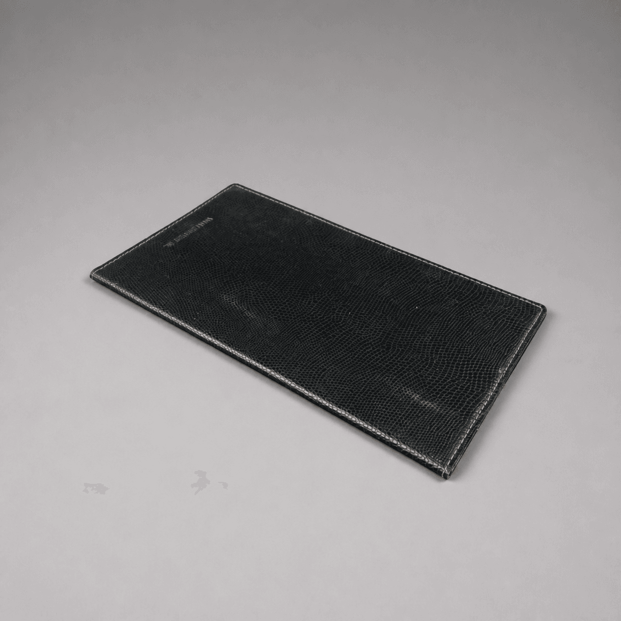 Black leatherette document case — Photo 1