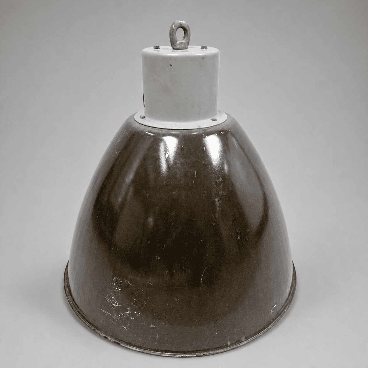 Brown industrial pendant shade — Photo 1